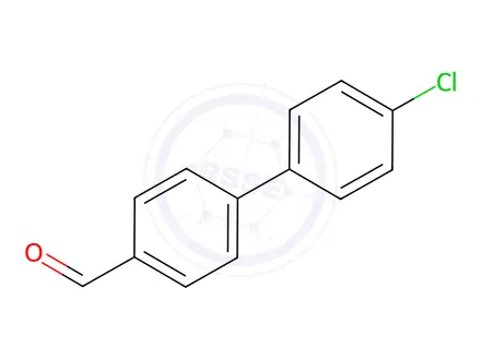 Chemical structure of 4'-Chlorobiphenyl-4-carbaldehyde