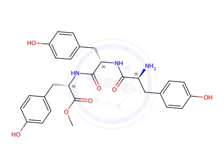 Chemical structure of H-Tyr-Tyr-Tyr-OMe