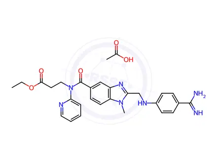 Chemical structure of Dabigatran Ethyl AcOH Salt