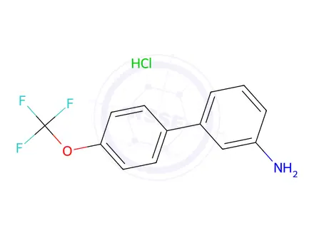 Chemical structure of 4'-Trifluoromethoxy-biphenyl-3-ylamine hydrochloride