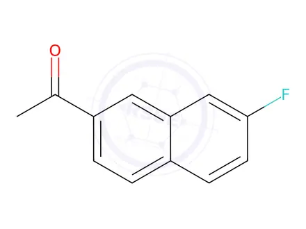 Chemical structure of 1-(7-fluoronaphthalen-2-yl)ethan-1-one