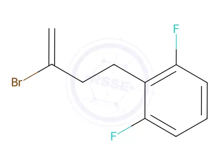 Chemical structure of 2-Bromo-4-(2,6-difluorophenyl)-1-butene