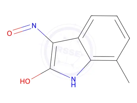 Chemical structure of 3-(Hydroxyimino)-7-methyl-2,3-dihydro-1h-indol-2-one