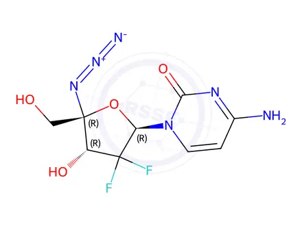 Chemical structure of Azvudine Impurity 3