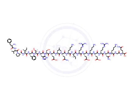 Chemical structure of Motilin (canine)