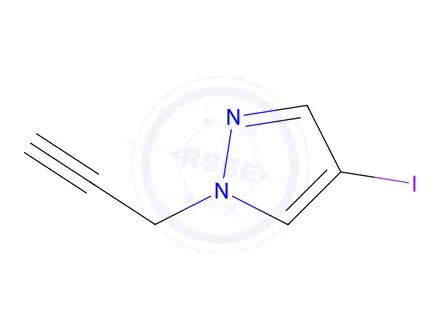 Chemical structure of 4-Iodo-1-(prop-2-yn-1-yl)-1h-pyrazole