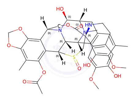 Chemical structure of Trabectedin Impurity 1