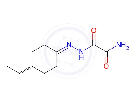 Chemical structure of Acetic acid, aminooxo-, (4-ethylcyclohexylidene)hydrazide (9CI)