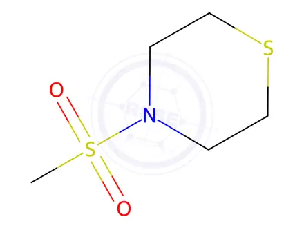 Chemical structure of 4-(methylsulfonyl)thiomorpholine