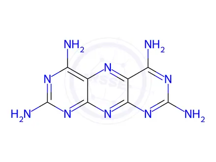 Chemical structure of Pyrimido[5,4-g]pteridine-2,4,6,8-tetramine