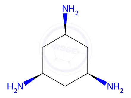 Chemical structure of cis,cis-1,3,5-Triaminocyclohexane
