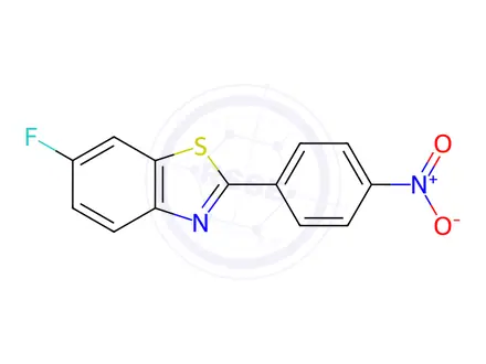 Chemical structure of 6-FLUORO-2-(4-NITROPHENYL)BENZOTHIAZOLE