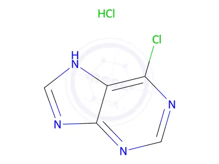 Chemical structure of 6-Chloropurine, Hydrochloride