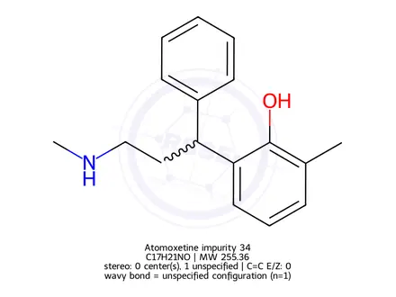 Chemical structure of Atomoxetine Impurity 71