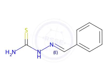 Chemical structure of [(Z)-benzylideneamino]thiourea