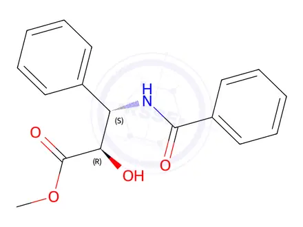 Chemical structure of (2R,3S)-N-Benzoyl-3-phenyl Isoserine Methyl Ester