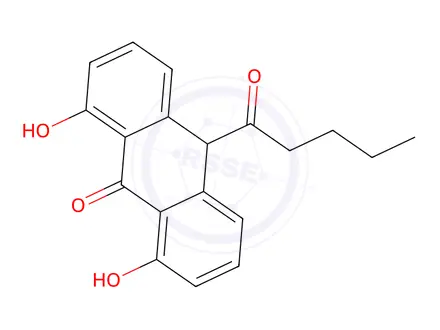 Chemical structure of Dithranol Impurity 5