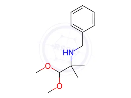 Chemical structure of n-Benzyl-1,1-dimethoxy-2-methylpropan-2-amine