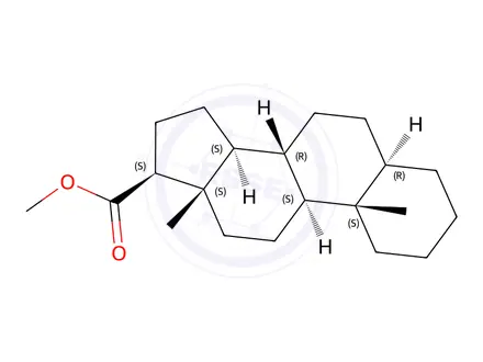 Chemical structure of 5[ALPHA]-ETIANIC ACID METHYL ESTER