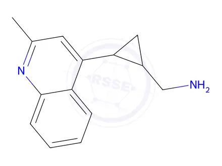 Chemical structure of (2-(2-Methylquinolin-4-yl)cyclopropyl)methanamine