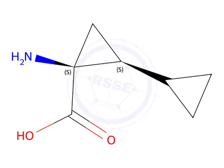 Chemical structure of (1S,2R)-2-Amino-[1,1'-bi(cyclopropane)]-2-carboxylic acid