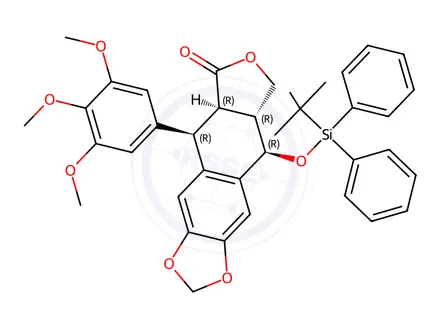 Chemical structure of Podophyllotoxin Impurity 12