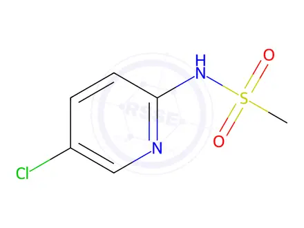 Chemical structure of N-(5-chloropyridin-2-yl)methanesulfonamide