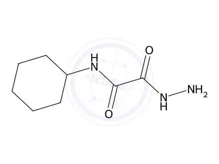 Chemical structure of N-cyclohexyl-2-hydrazinyl-2-oxoacetamide