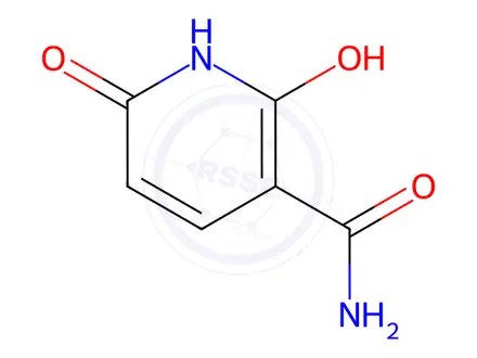 Chemical structure of 2 6-DIHYDROXYNICOTINAMIDE 95