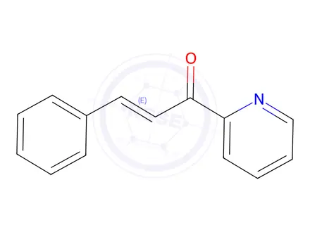 Chemical structure of (2E)-3-Phenyl-1-(pyridin-2-yl)prop-2-en-1-one