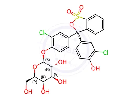 Chemical structure of Phenolsulfonphthalein Impurity 1