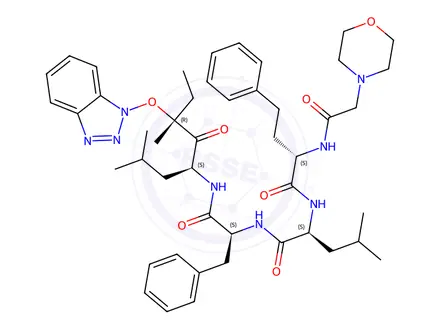 Chemical structure of Carfilzomib Impurity 79
