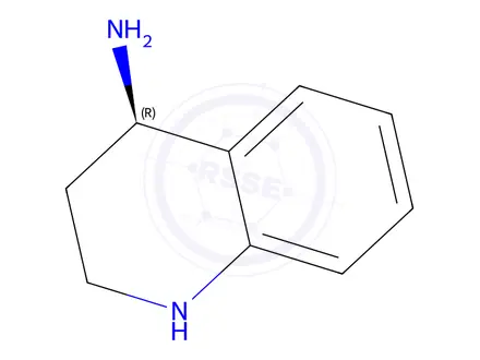 Chemical structure of (R)-1,2,3,4-Tetrahydro-quinolin-4-ylamine