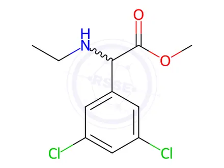 Chemical structure of Methyl 2-(3,5-dichlorophenyl)-2-(ethylamino)acetate