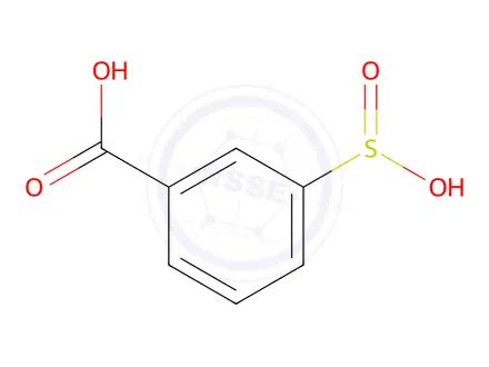 Chemical structure of Benzoic acid, 3-sulfino-