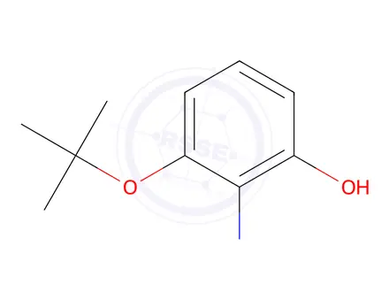Chemical structure of 3-(tert-Butoxy)-2-(methylamino)phenol