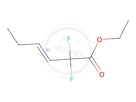 Chemical structure of Ethyl2,2-difluorohex-3-enoate