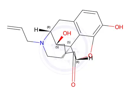 Chemical structure of Naloxone (1453005)