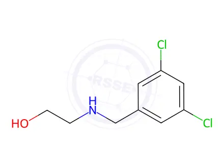 Chemical structure of 2-((3,5-dichlorobenzyl)amino)ethanol