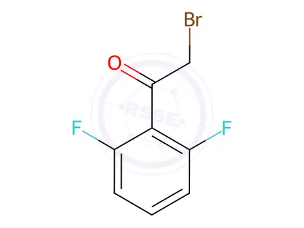 Chemical structure of 2-Bromo-2',6'-difluoroacetophenone