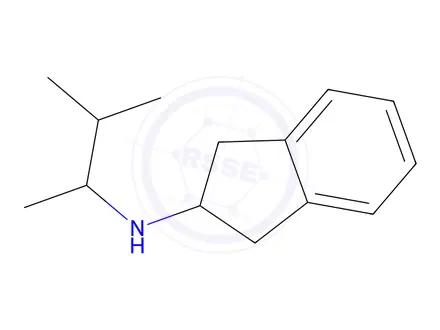 Chemical structure of n-(3-Methylbutan-2-yl)-2,3-dihydro-1h-inden-2-amine