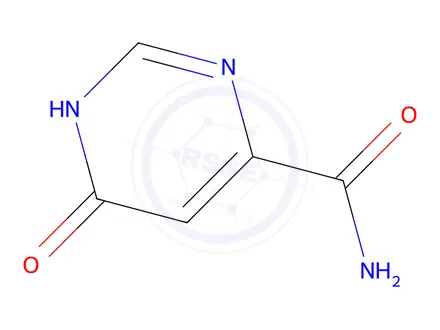 Chemical structure of 6-Hydroxypyrimidine-4-carboxamide
