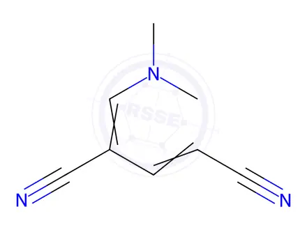 Chemical structure of (2Z,4E)-4-[(Dimethylamino)methylidene]pent-2-enedinitrile