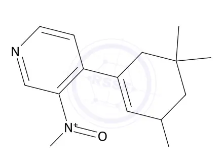 Chemical structure of 5,5-Dimethyl-3-(3-nitro-4-pyridyl)cyclohex-2-en-1-ol