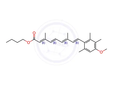 Chemical structure of Acitretin Butyl Ester