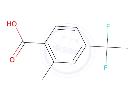 Chemical structure of 4-(1,1-Difluoroethyl)-2-methyl-benzoic Acid