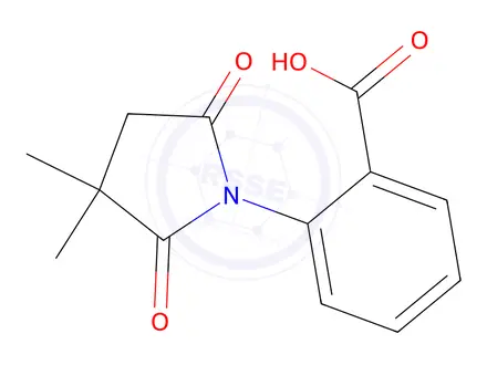 Chemical structure of 2-(3,3-Dimethyl-2,5-dioxopyrrolidin-1-yl)benzoic acid
