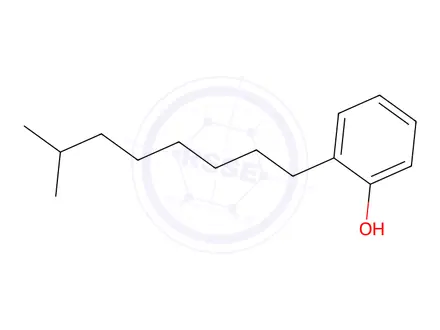 Chemical structure of o-isononylphenol