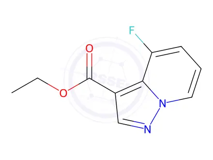 Chemical structure of ethyl 4-fluoropyrazolo[1,5-a]pyridine-3-carboxylate