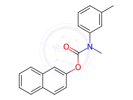 Chemical structure of Naphthalen-2-yl methyl(m-tolyl)carbamate